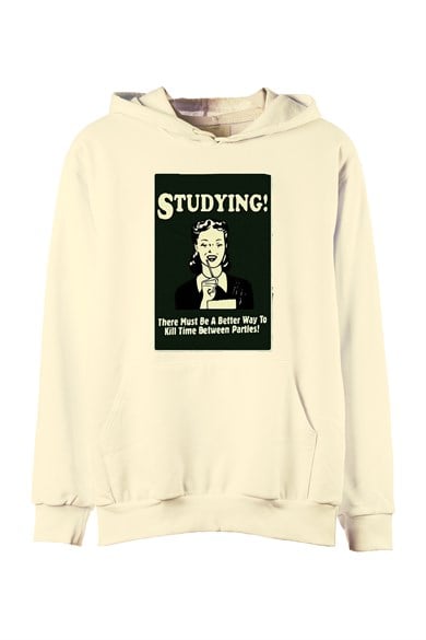 Studying Poster Hoodie