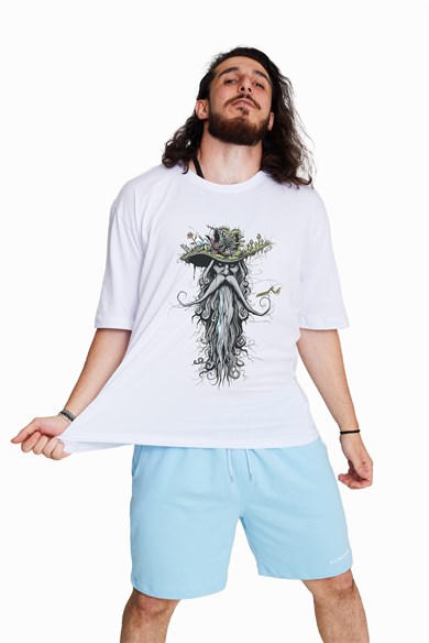 AlmicrabOversize T-shirtsOversize Beard Tree Tişört