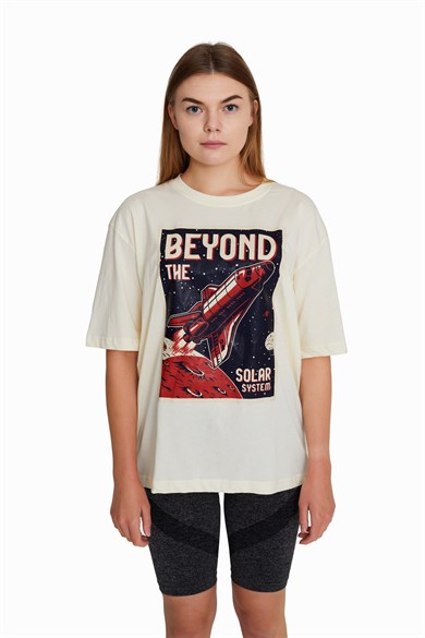 AlmicrabOversize T-shirtsOversize Beyond The Solar System Tişört
