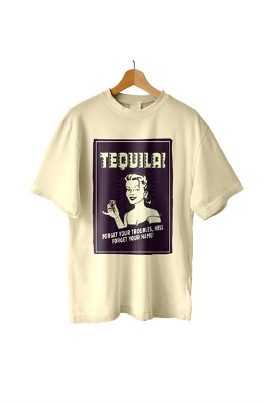 AlmicrabOversize T-shirtsOversize Tequila Forget Tişört